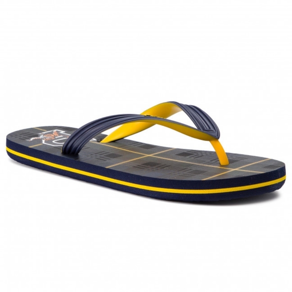 NWT Polo Ralph Lauren Tartan Plaid Varsity Tiger flip flop sandal shoes … - Picture 7 of 9